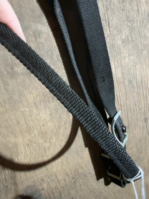 Black Nylon Reins