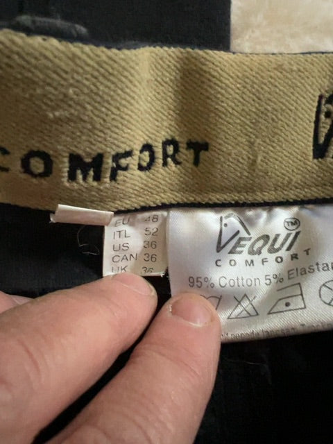 Black Equicomfort Full Seat Breeches, 36