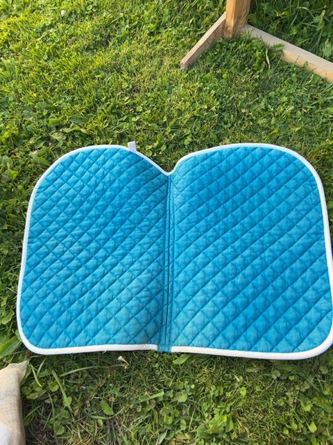 Teal Shedrow Saddle Pad, Pony
