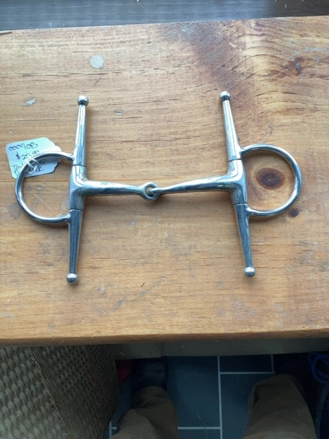 Silver Toulouse Full Cheek Snaffle, 5"