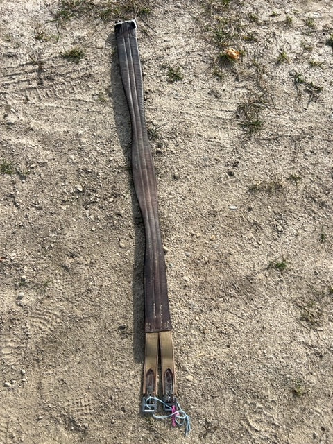Brown Leather Girth, 56"