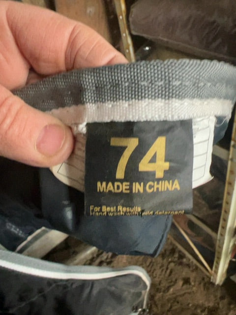 Black Shedrow Stable Blanket, 74”