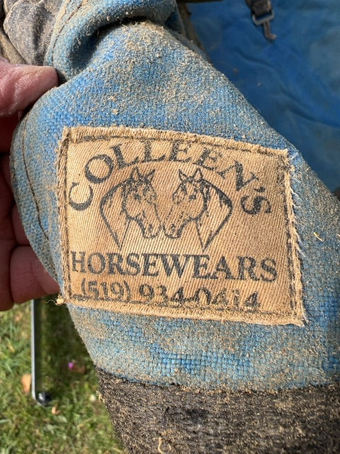 Blue Colleen's Custom Stable Blanket, 75"