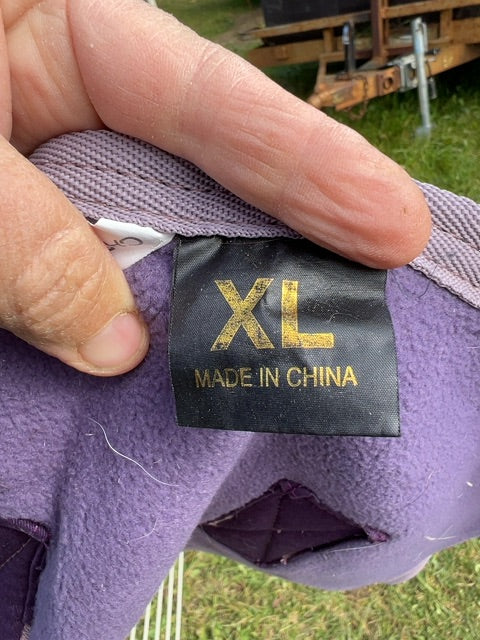 Purple Shedrow Fleece Cooler, XL