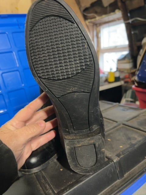 Black Old West Paddock Boots, 11M