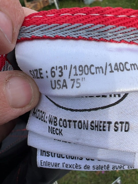 Navy Weatherbeeta Cotton Cooler, 75"