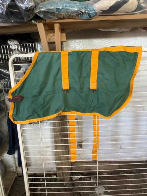 Green Cotton Sheet, 42"