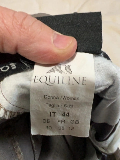Grey Equiline Breeches, GB 12 IT 44