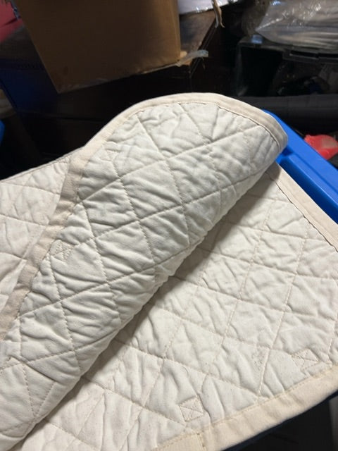White Saddle Pad, Dressage