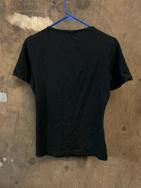 Black Back On Track T Shirt, Large