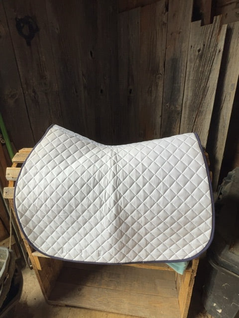 White Ogilvy Saddle Pad, horse
