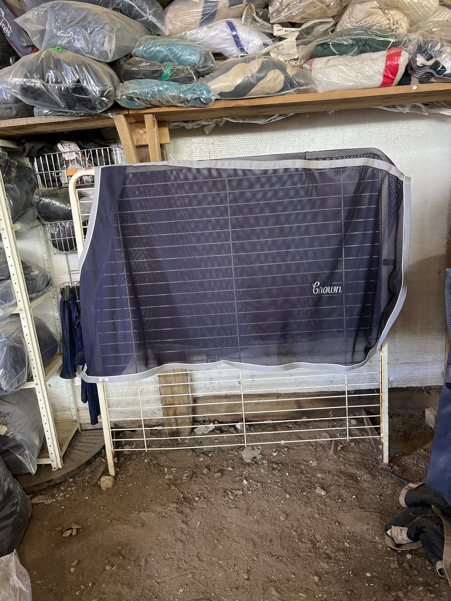 Blue The Clothes Horse Scrim, 70"