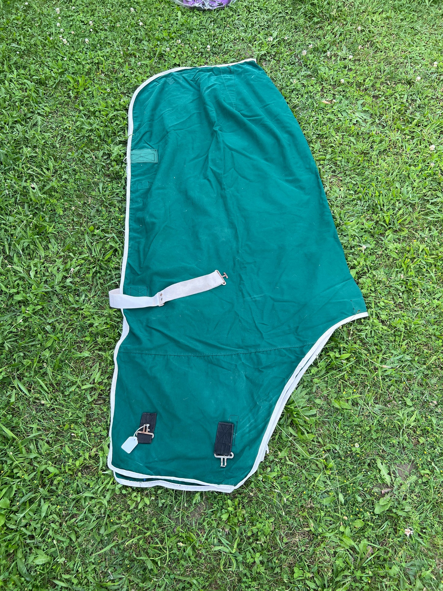 Green  Cotton Cooler, 74"