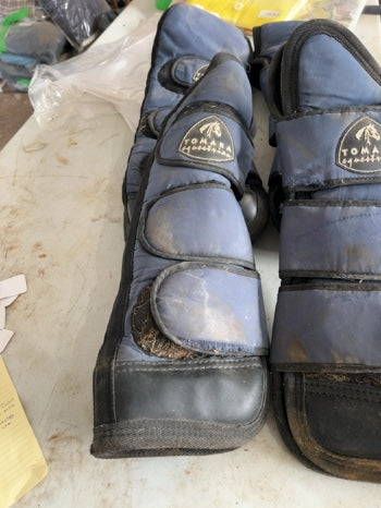 Navy Tomara Shipping Boots - set of 4, Full