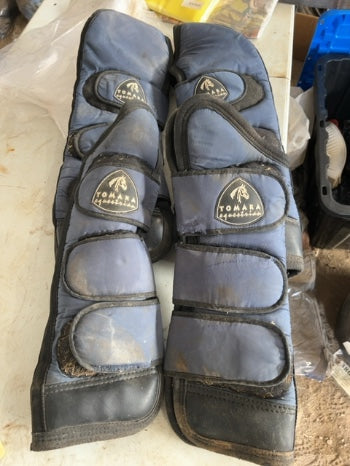 Navy Tomara Shipping Boots - set of 4, Full
