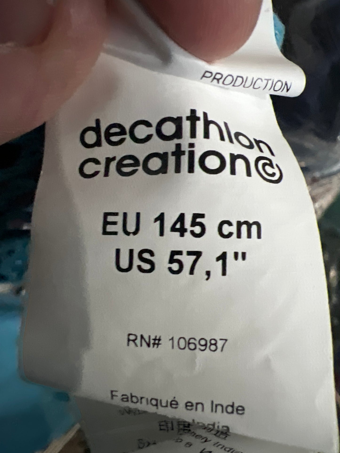 Baby Blue Fouganza Scrim, 57"