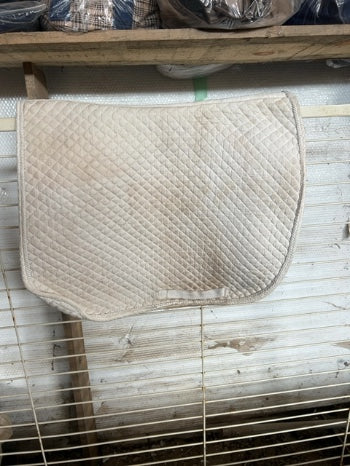 White Shedrow Saddle Pad, Dressage