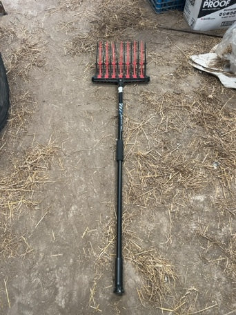 Black/Red Noble Outfitters Wave Manure Fork