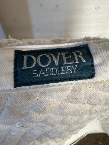 White Dover Saddle Pad, Dressage