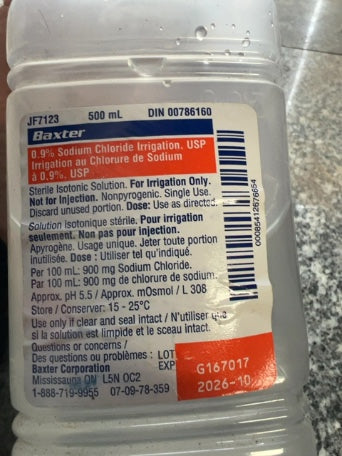 Baxter Sterile Isotonic Solution
