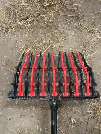 Black/Red Noble Outfitters Wave Manure Fork