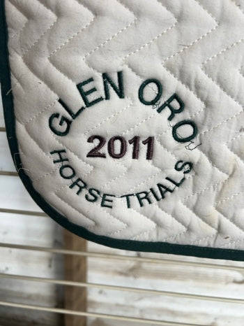 White  Saddle Pad, Baby Pad