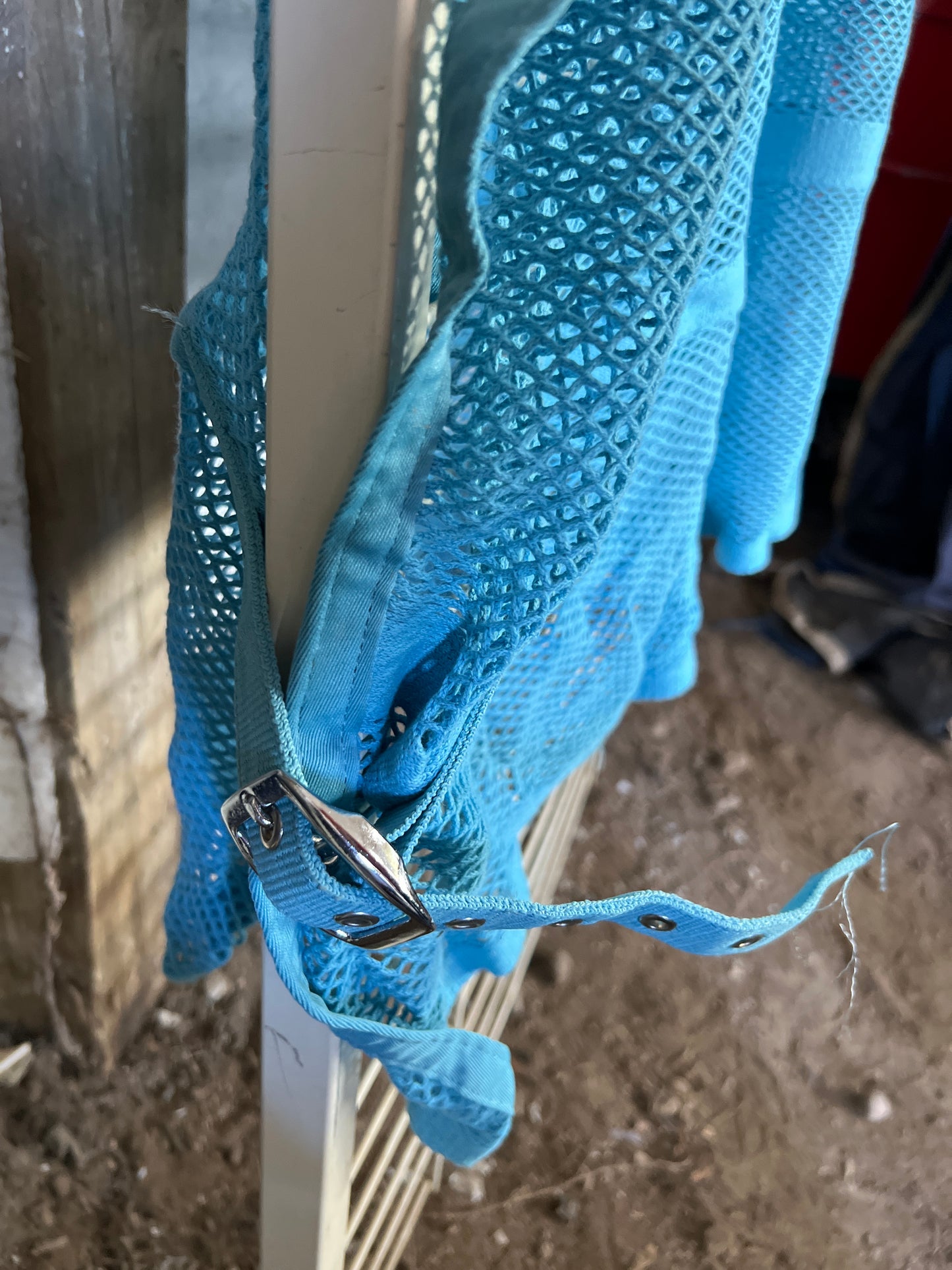 Baby Blue Fouganza Scrim, 72"