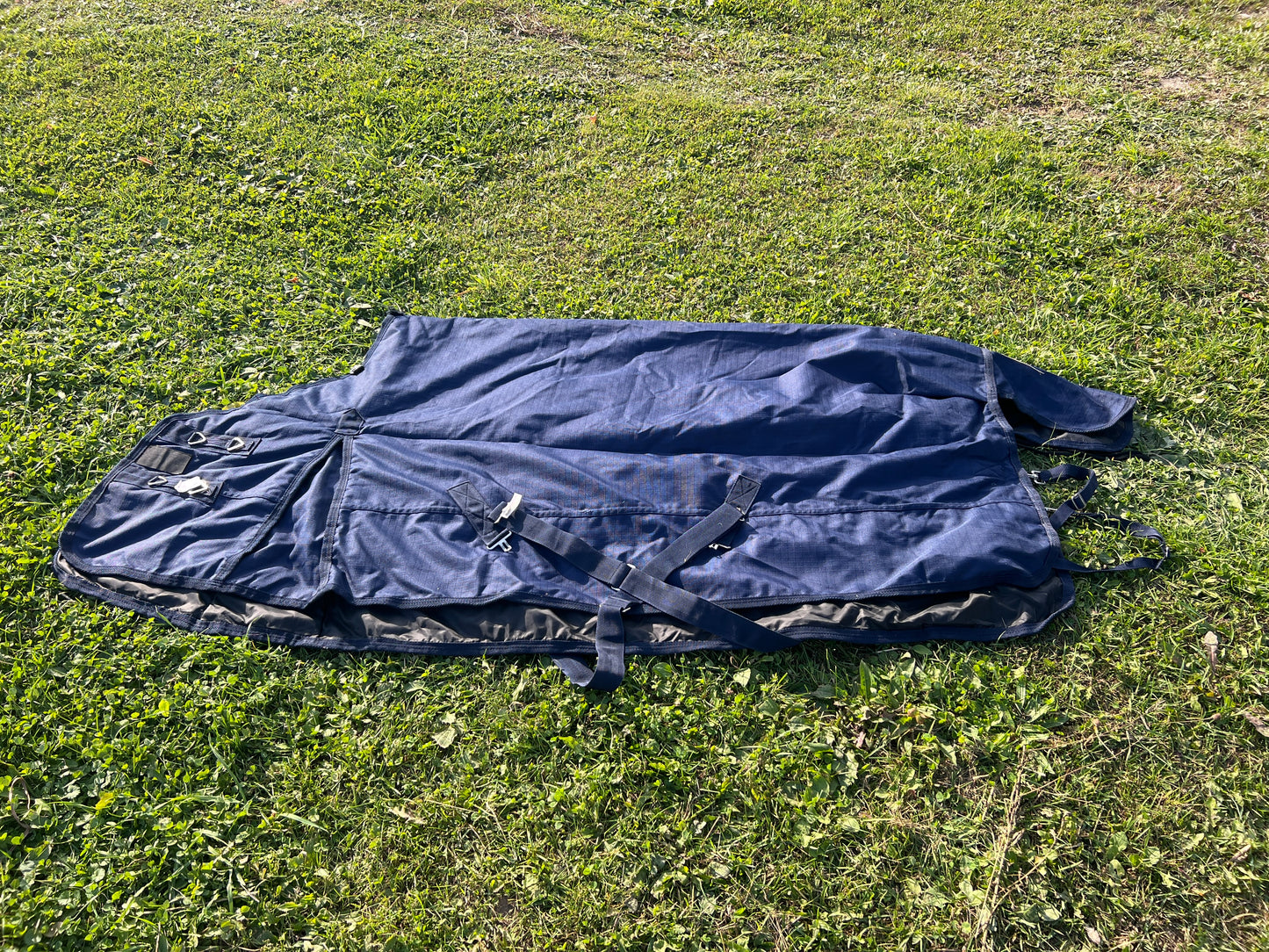 Navy Tackeria Turnout mid Weight, 72"