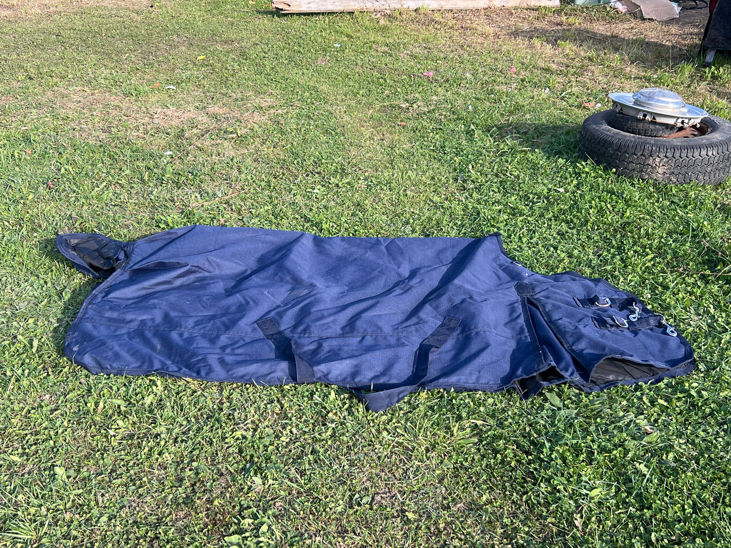 Navy Tackeria Turnout mid Weight, 72"