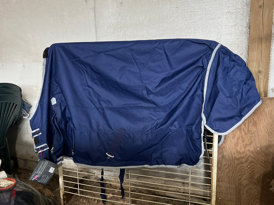 Navy Shires Rainsheet, 69”