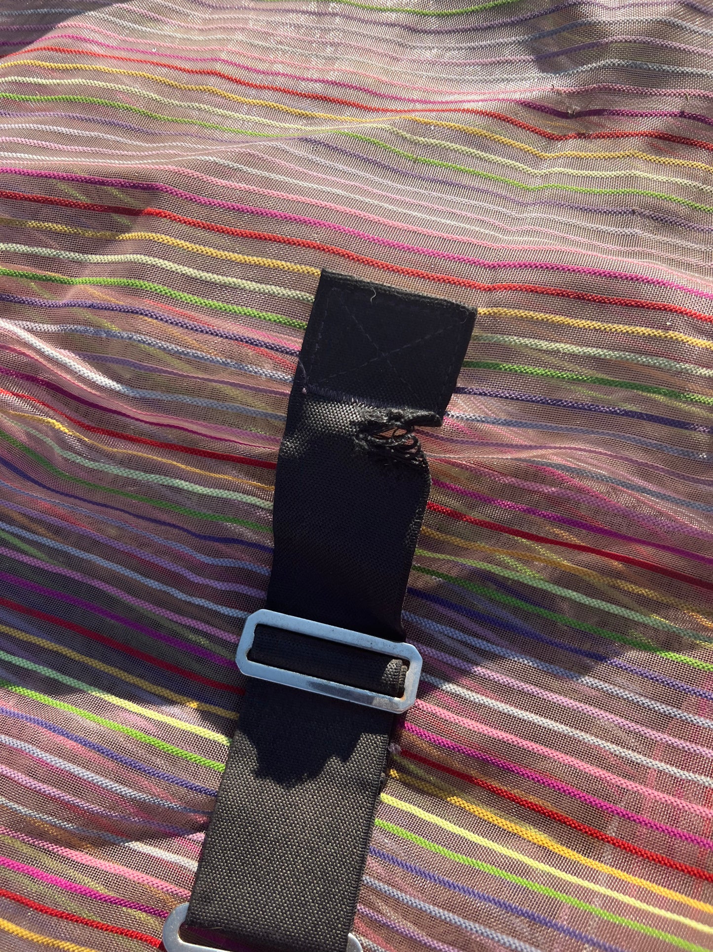 Pink/Purple Stripe Weatherbeeta Fly Sheet, 66"