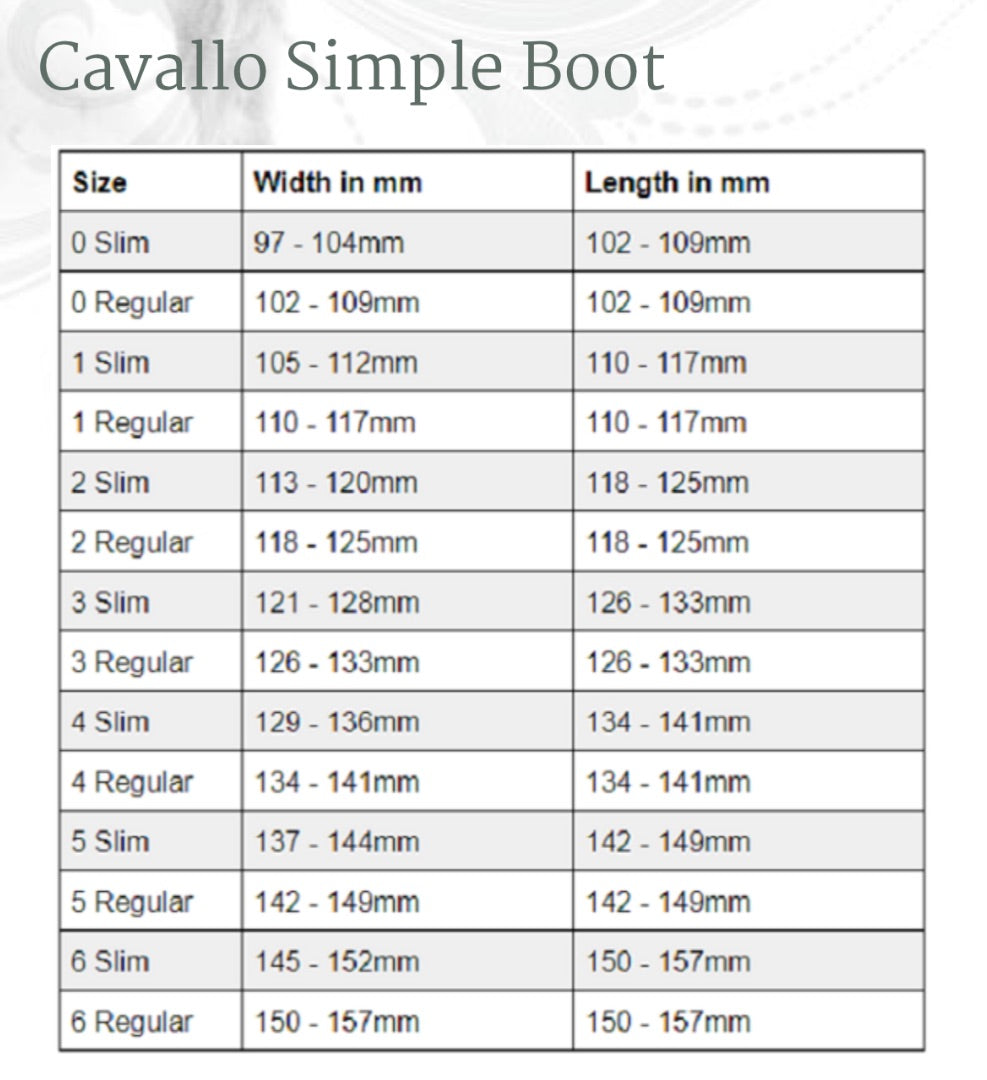 Black Cavallo Hoof Boots, 1 Slim