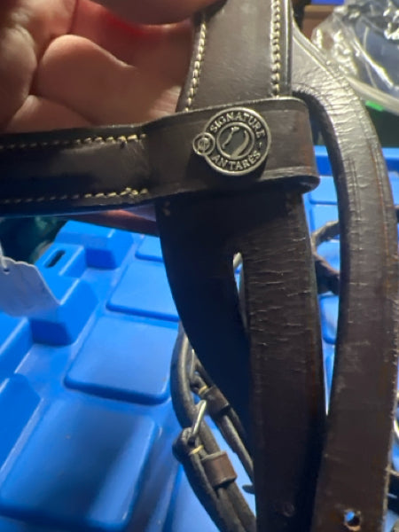 Brown Antares Bridle with Reins and bit, 2 (full)