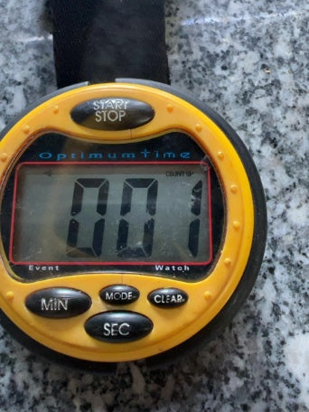 Yellow Optimum Time Eventing Watch