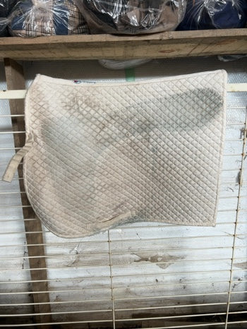 White Equipe Saddle Pad, Full