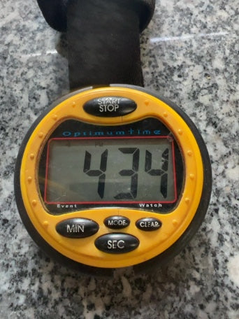 Yellow Optimum Time Eventing Watch
