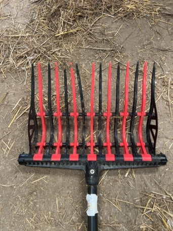 Black/Red Noble Outfitters Wave Manure Fork