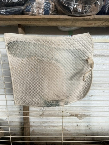 White Equipe Saddle Pad, Full