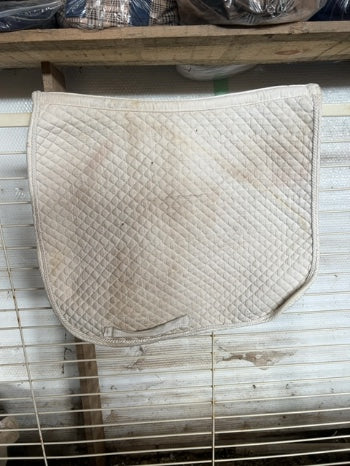 White Shedrow Saddle Pad, Dressage
