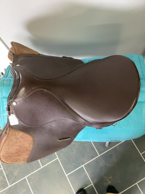 Brown All Purpose Saddle, 17”