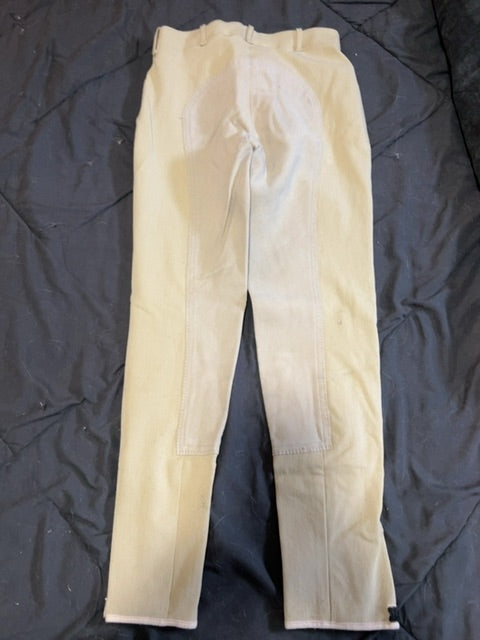 beige On Course Full Seat Breeches, 28