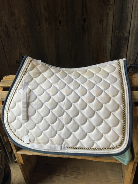 White Shedrow Saddle Pad, GP