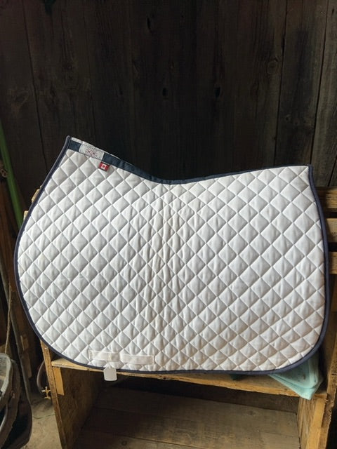 White Ogilvy Saddle Pad, horse