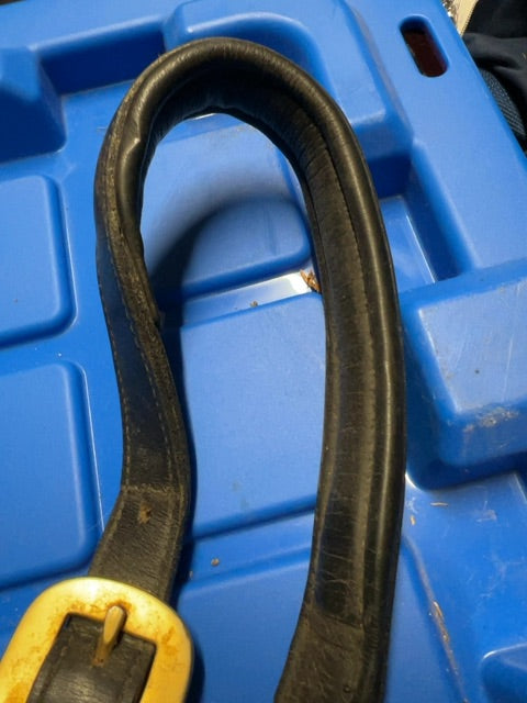 Black Kieffer Leather Halter, Warmblood