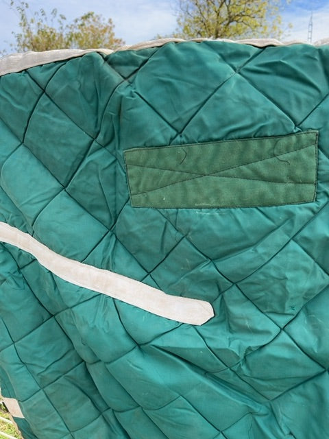 Green  Quilted Stable, 72"
