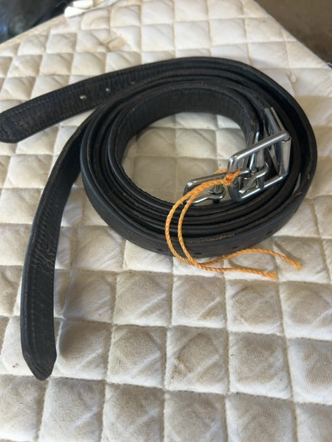 Brown Beval Stirrup Leathers, 48”