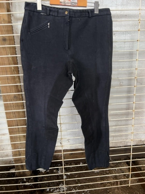 Black Hoffmeier’ Full Seat Breeches, 38