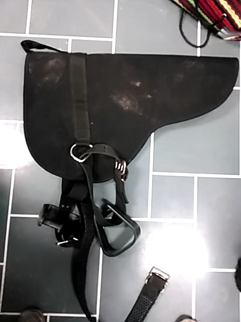 Black  Bareback pad, Full