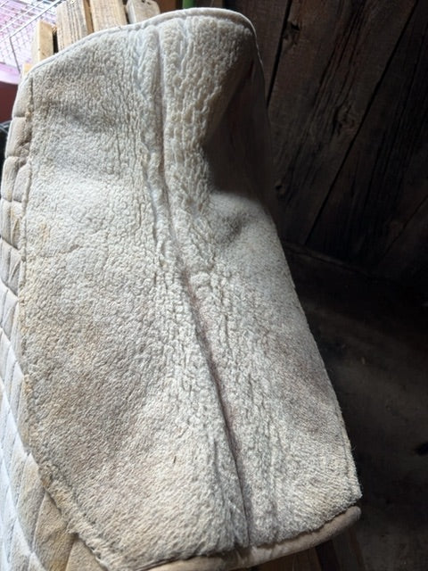 White Roma Saddle Pad, Full