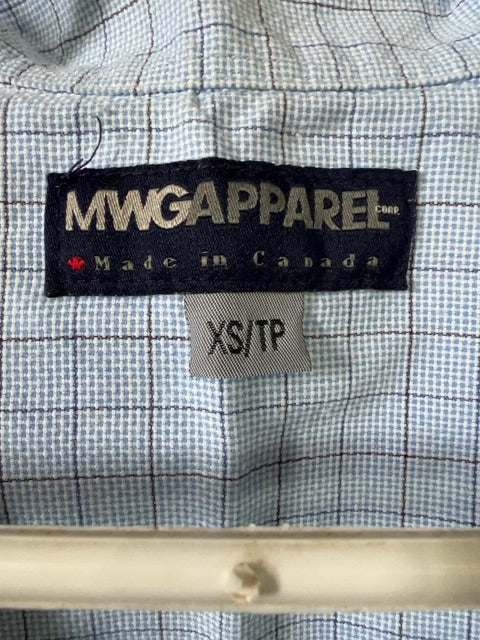 Blue MWG Apparel Sleeveless Show Shirt, XS